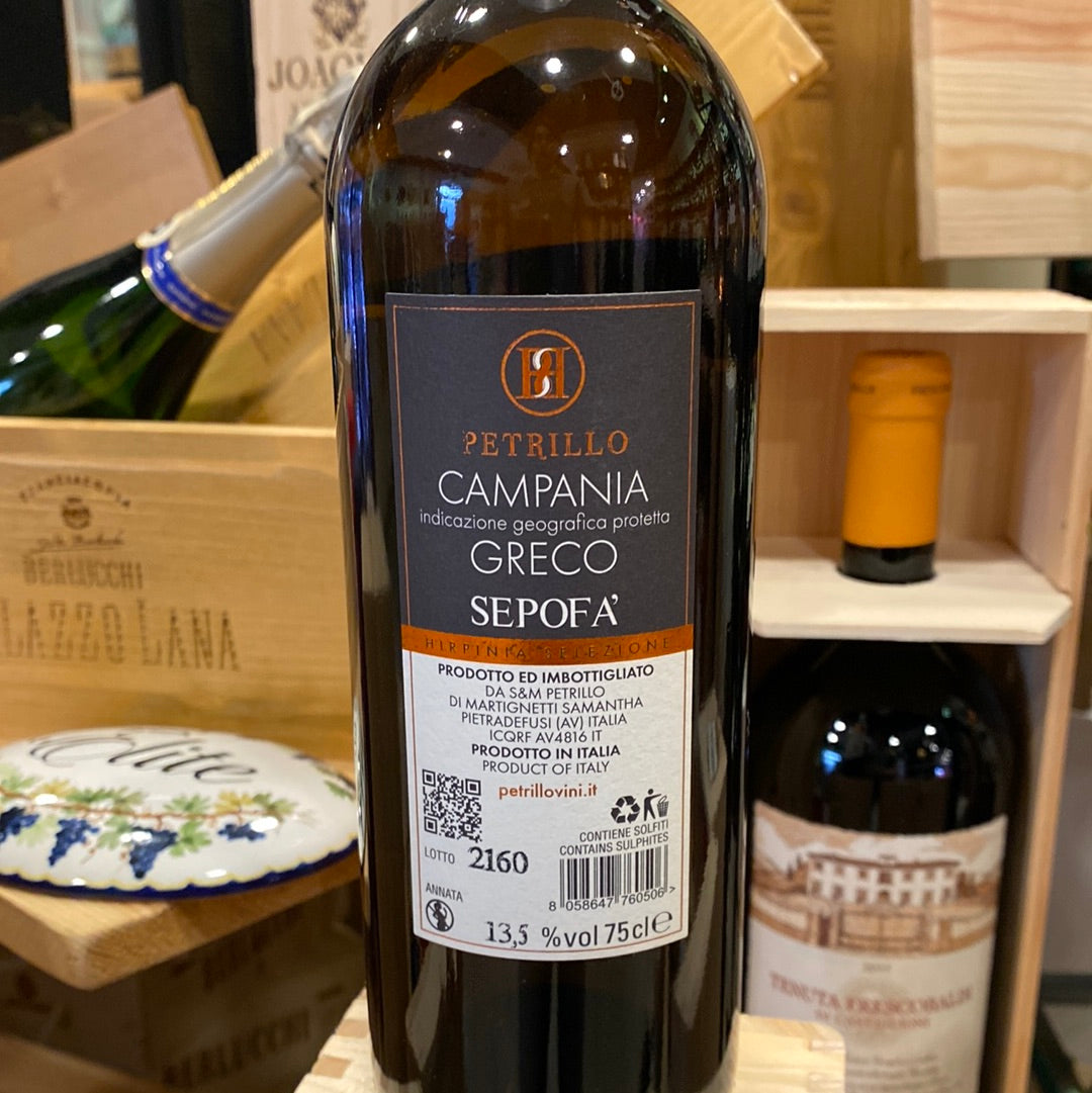 VINO PETRILLO SEPOFA` GRECO IGT CL 75