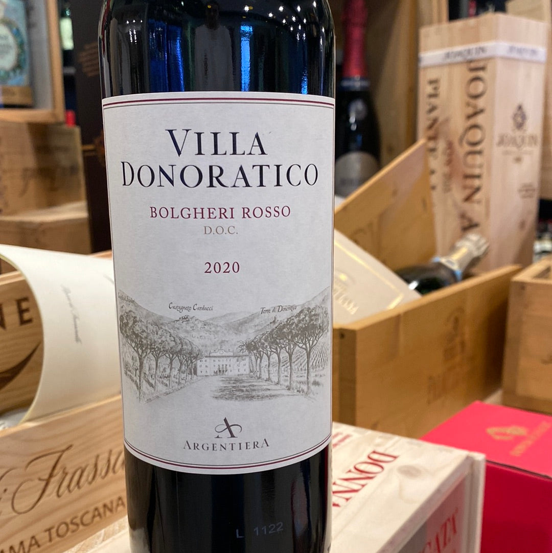 VINO ARGENTIERA VILLA DONORATICO DOC BOLGHER CL 75