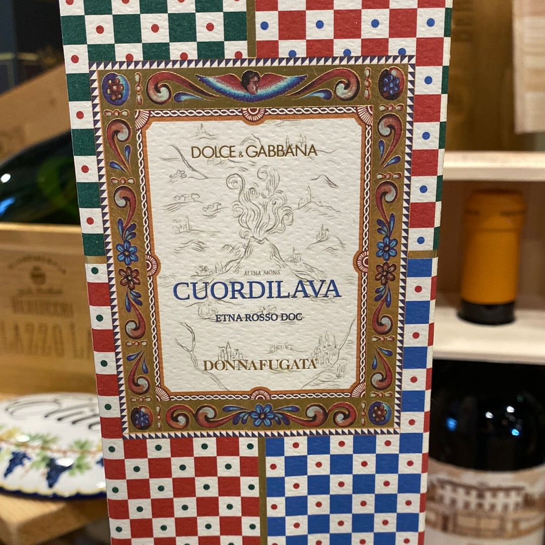 VINO DONNA FUGATA CUORDILAVA ETNA ROSSO DOLCE GABBANA CL 75