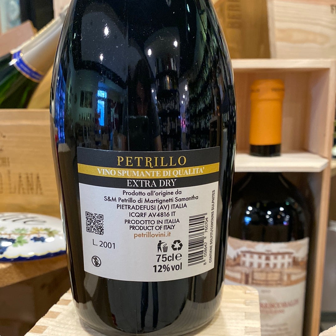 SPUMANTE PETRILLO DOUBLE ONE FIANO EXTRA DRY CL75