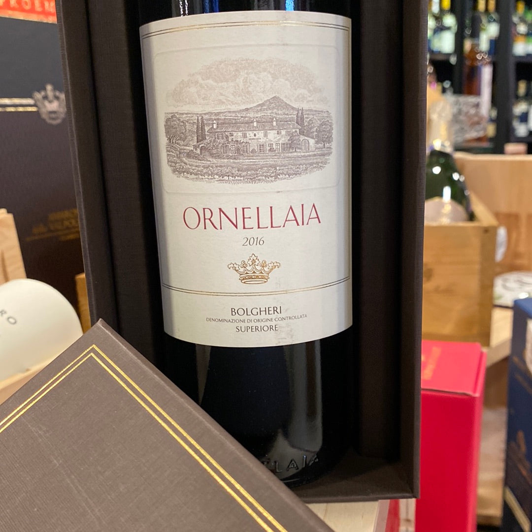 VINO ORNELLAIA BOLGHERI SUP. 2016 ASTUCCIATO LA TENSIONE CL 75