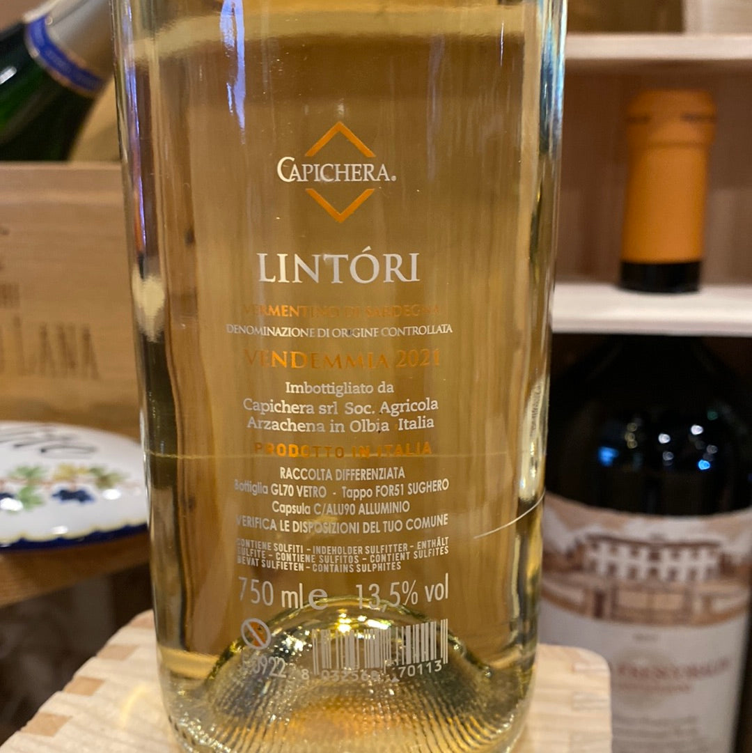 VINO CAPICHERA LINTORI VERMENTINO DOC CL75